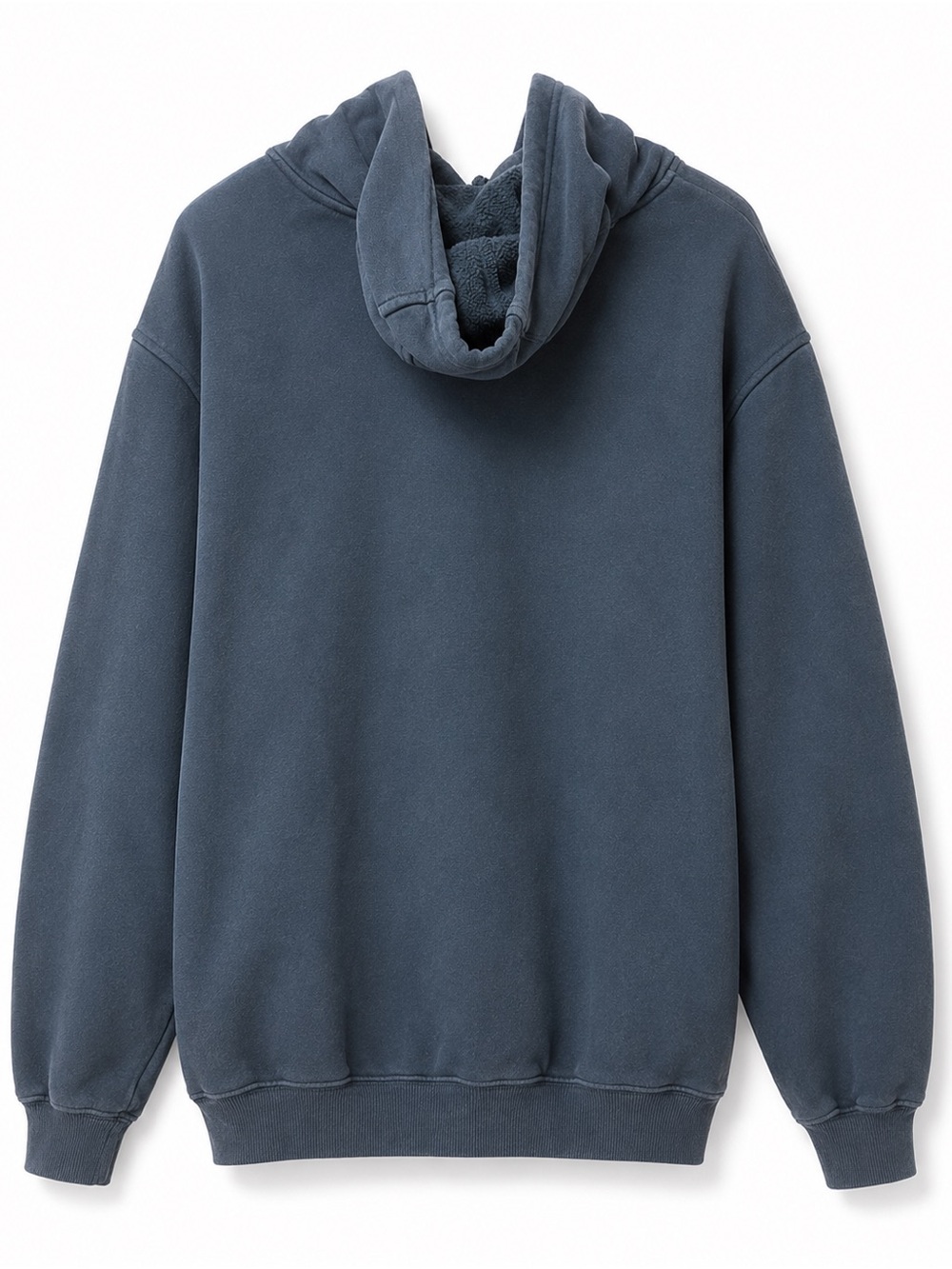 Adidas‎ Vintage Mens Black Pullover Hoodie Tonal Logo Baggy Fit Medium - Picture 2 of 4